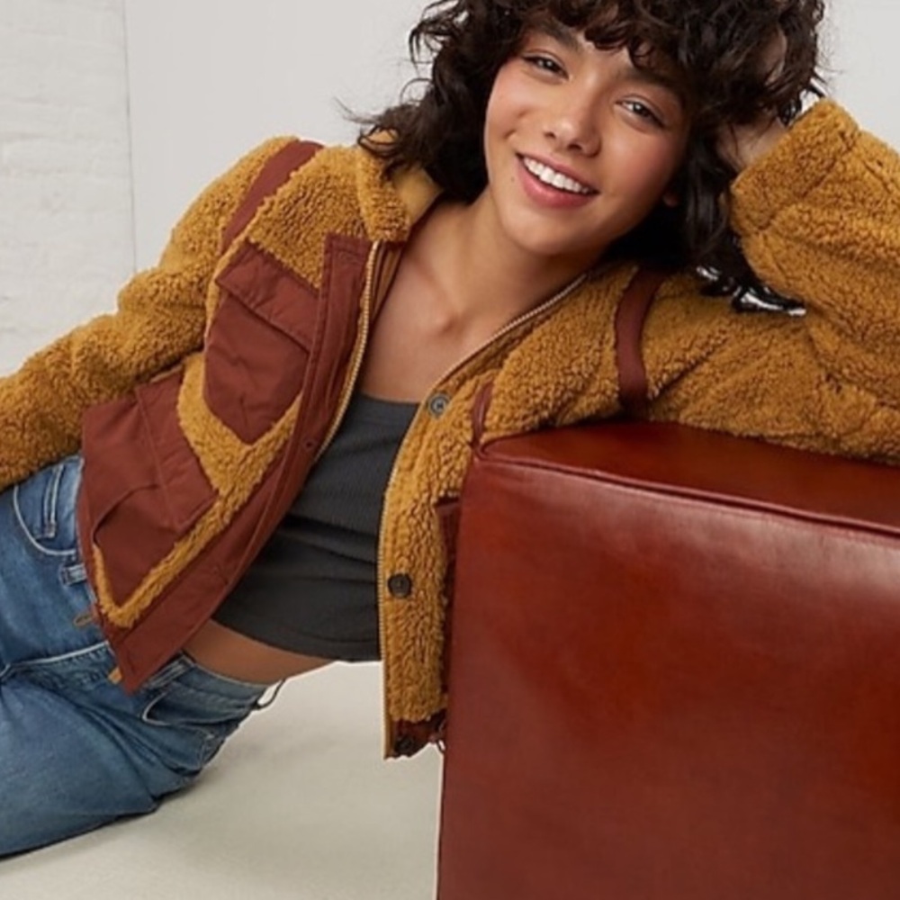 NEW UpWest Convertible Utility Sherpa Jacket/Vest Golden Earth Sz M & Lg NWT - Picture 5 of 8